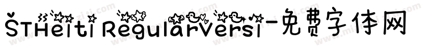 STHeiti RegularVersi字体转换
